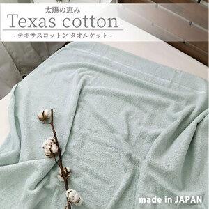 ふるさと納税 タオルケット シングル 140×190cm グリーン 太陽の恵み テキサス コットン 肌掛け 肌掛け布団 夏掛け 夏掛け布団 肌布団 掛.. 大阪府岸和田市