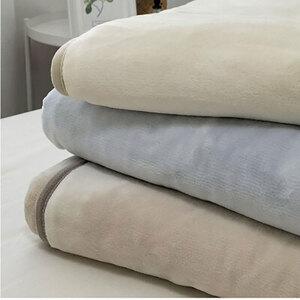 ふるさと納税 敷きパッド 毛布 シングル 100×205cm グレー 贅沢 ふわふわ オーガニックコットン 敷き毛布 ベッドパッド ベッド パッド ベ.. 大阪府岸和田市_1