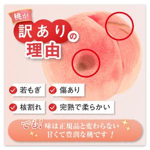 ふるさと納税 農家直送 訳あり 桃 約5kg 11〜22玉【2026年発送】（YKI）B11-990【桃 もも モモ 令和8年発送 期間限定 山梨県産 甲州市 フルーツ .. 山梨県甲州市の画像