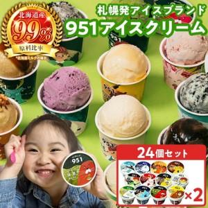 ふるさと納税 951アイスクリーム 24個セット アイス 北海道札幌市