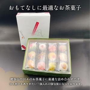 ふるさと納税 「四季の上生菓子」12個入【富士夢和菓子】和菓子 生菓子 詰め合わせ ギフト 贈り物  山梨県富士吉田市_3