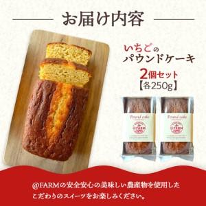 ふるさと納税  ＠FARM　いちごのパウンドケーキ2個セット 埼玉県川越市_4