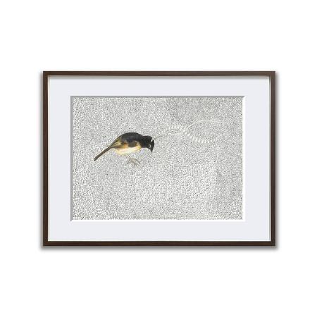 ふるさと納税 アート作品「フキナガシフウチョウ」(小) [169006] 絵画 インテリア アート 芸術品 美術品 東京都渋谷区