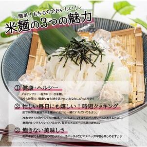 ふるさと納税 【訳あり】つるもち食感！グルテンフリー米麺 詰め合わせ20食（精米・玄米 各10食ずつ）【25103】 宮城県丸森町_4