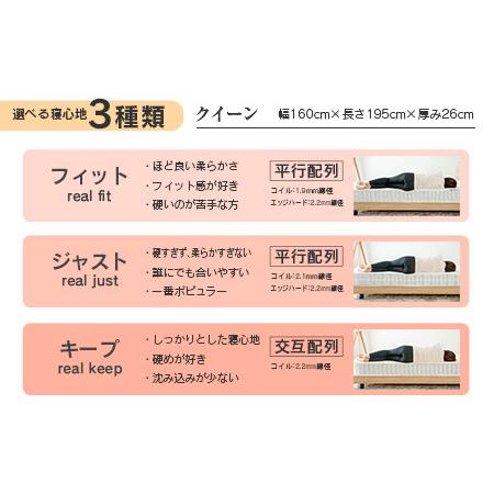 ふるさと納税 マットレス クイーン 咲夜レアル 源ベッド ポケットコイル 6.7インチ 選べる3種の寝心地 圧縮梱包 両面仕様_CH041_Rqn 広島県北広島町の画像