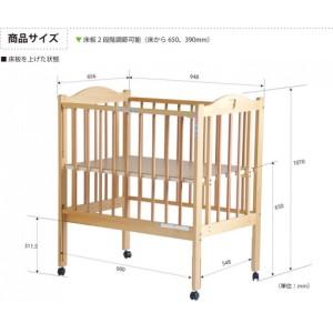 ふるさと納税 ベビーベッド「ファンシーミニ（ＮＡ）ナチュラル色 富山県南砺市_4