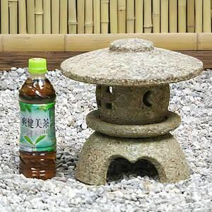 ふるさと納税 信楽焼 瀬戸もの製 8号古丸雪見 灯籠（とうろう） 滋賀県