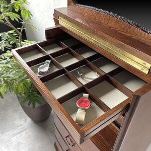 ふるさと納税 松永工房 Continue ジュエリーチェスト アンティークカラー クラシック エレガント アンティーク調家具 木製 アクセサリー 宝石 時.. 静岡県静岡市の画像