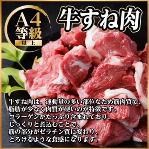 ふるさと納税 飛騨牛 厳選牛すね肉(スネ肉) 角切り 500g 煮込み用　訳あり　A4〜A5等級【配送不可地域：離島】【1649909】 岐阜県羽島市 |  | 01