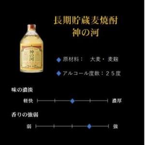 ふるさと納税 【毎月定期便】人気・神の河(麦焼酎・25度)720ml×6本 FF0-0007 全2回【配送不可地域：離島】【4071376】 鹿児島県枕崎市_2