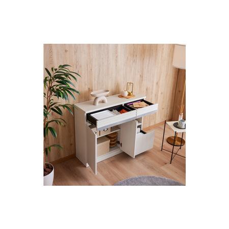 ふるさと納税 側面ゲーム盤 100糎 一こま オーク材白いこと 【シーメンスブル／大川調度品】 福岡県大川市