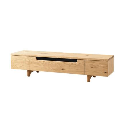 ふるさと納税 【飛騨の家具】HIDA 森のことば クリ材仕様 AVキャビネット 幅160（SR493）|家具 インテリア 飛騨高山 シンプル おしゃれ 人気.. 岐阜県高山市の画像