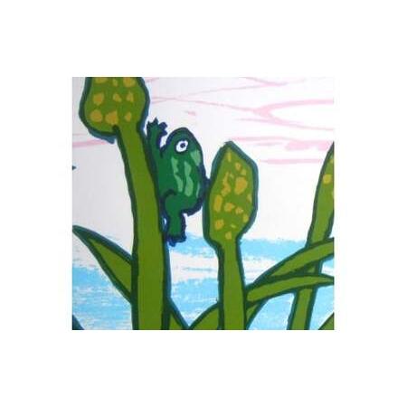 ふるさと納税 【著名アーティストシルクスクリーン版画作品】田島征三「ここから跳び出そう」 神奈川県松田町_2