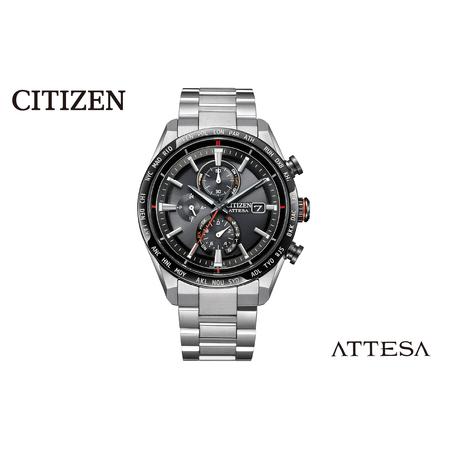 ふるさと納税 [CITIZEN]アテッサAT8189-61E シチズン 腕時計 メンズ 電波時計 光発電 エコ・ドライブ 防水 ATTESA メーカー保証 新潟県 妙高市 新潟県妙高市
