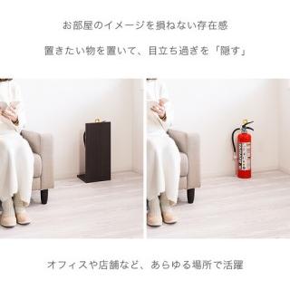 ふるさと納税 ［4台セット］消火器収納 ホワイトオーク（2枚板） 幅23cm 高さ50cm 消防法の規定標識サイズ シール付き 推奨サイズ JIS規格ステ.. 和歌山県海南市_3