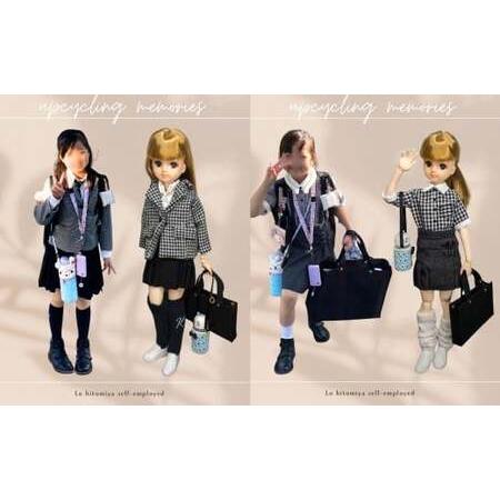 ふるさと納税 思い出の服をドールサイズにリメイク ドールメンテナンス付き リユース 片づけ 収納 アップサイクル ライフオーガナイザー リ.. 岐阜県美濃加茂市の画像