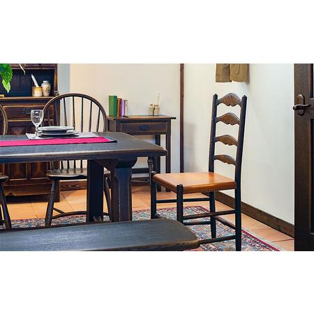 ふるさと納税 【飛騨の調度品】HIDA PROVINCIAL ラダーバックチェア（P1）|調度品 イス 女性議長 居敷き 居敷き 夕めし 一般受け おすすめ 新生きて行く 国産 .. 岐阜県高山市