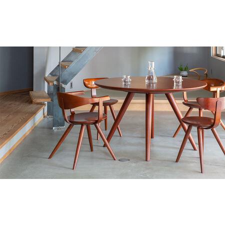 ふるさと納税 【飛騨の家具】HIDA　YANAGI　COLLECTION　テーブル　Φ100 （YD352WP）｜家具 机 テーブル リビング 木製 飛騨家具 飛騨産業 CG43.. 岐阜県高山市_2