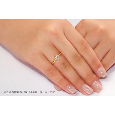 ふるさと納税 K18 イエローゴールド ロイヤルブルームーンストーン リング KT-1225 指輪 ジュエリー 山梨県富士吉田市の画像