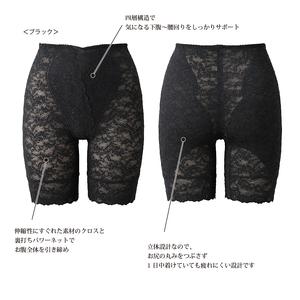 ふるさと納税 美・REINE オリジナル総レース ロングガードル（ベージュ/M） 滋賀県彦根市の画像