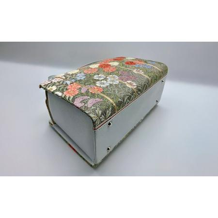 ふるさと納税 バッグ 珠陽工芸 上合わせフォーマルボストンバッグ 正絹花柄織物 鞄 カバン ボストンバッグ レディース フォーマル 工芸品 自立型.. 東京都墨田区の画像