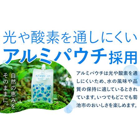 ふるさと納税 THE KIKUCHI WATER 500ml×30本 定期便 6回 水 飲料水 ミネラルウォーター シリカ 飲料《お申し込み月の翌月から出荷開始》天.. 熊本県菊池市の画像