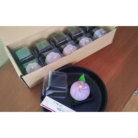 ふるさと納税 和菓子2種セット (練り切り・鹿の子 / 各5個) 沖縄市 / 和菓子屋 春風堂[BCCL008] 沖縄県沖縄市の画像
