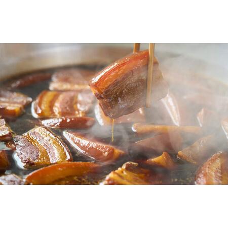 ふるさと納税 角煮 5個・長崎名物 皮付三枚肉の角煮まん 5個[QAX025] 長崎県佐々町の画像