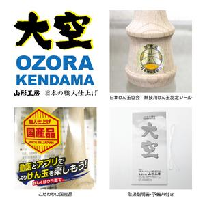 ふるさと納税 競技用けん玉「大空」STREET ブラック_F106 山形県長井市の画像
