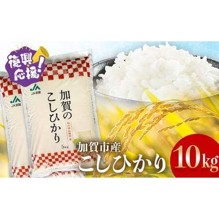 ふるさと納税 [2月発送]復興応援米 令和7年産こしひかり 10kg(5kg×2袋) 精米 銘柄米 お米 米 ギフト 贈り物 グルメ 食品 復興 震災 コロ.. 石川県加賀市