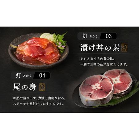 ふるさと納税 めばちまぐろづくし 灯（あかり） M024-004-01 冷凍 マグロ 神奈川県三浦市_2
