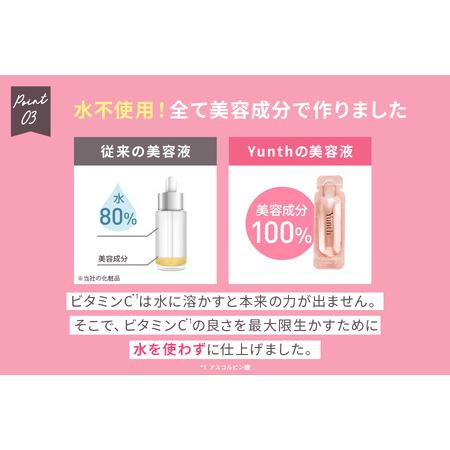 ふるさと納税 【 Yunth 】生VC美白美容液 1ml×28包 _OS126-0001-01