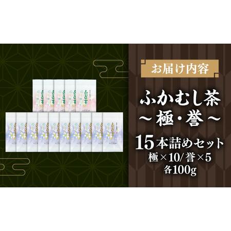 ふるさと納税 ふかむし茶 極 誉 15本詰め セット 計1.5kg 受賞 BHAI008 受賞 熊本県菊陽町_4
