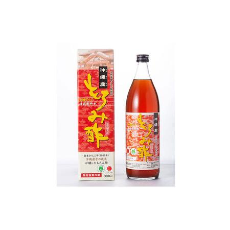 ふるさと納税 【全3回定期便】天然発酵クエン酸飲料 もろみ酢 900ml (黒糖入り) 黒糖 健康飲料 健康食品 クエン酸 国産 沖縄市 / 新里酒造株式会.. 沖縄県沖縄市の画像