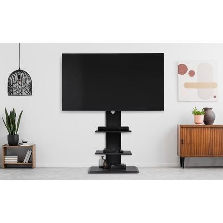 ふるさと納税 テレビ台 スタンドテレビ台 UTS-700R-BO ブラックオーク テレビスタンド ハイタイプ おしゃれ アイリスオーヤマ テレビ台 壁掛け.. 宮城県大河原町