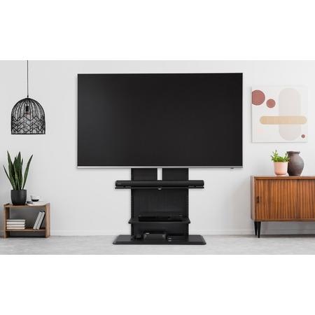 ふるさと納税 テレビ台 スタンドテレビ台 UTS-900R-BO ブラックオーク テレビスタンド ハイタイプ おしゃれ アイリスオーヤマ テレビ台 壁掛け.. 宮城県大河原町の画像
