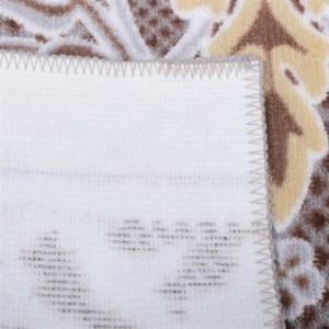 ふるさと納税 日本製 廊下カーペット 65cm×700cm 【モダンオーナメント】 滑り止め ブラウン【1671869】 大阪府和泉市の画像