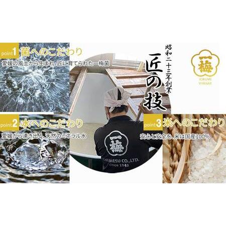 ふるさと納税 四国の逸品 からだおもいの飲むお酢 飲み比べ 2種 200ml×2本 セット （ゆず梅酢 瀬戸内レモン黒酢） お酢ドリンク  【一梅.. 愛媛県新居浜市の画像