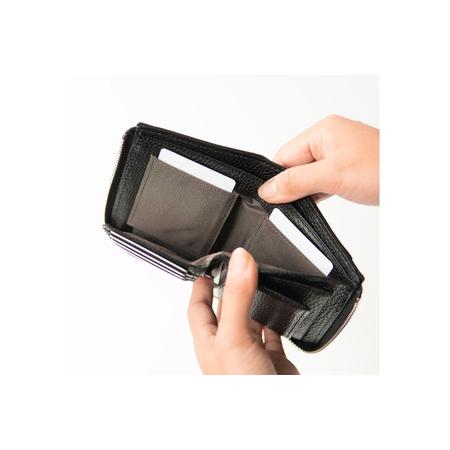 ふるさと納税 SOMES GL-02 LF札入れ ブラック 財布 [ソメスサドル 北海道 砂川市 12260875]   北海道砂川市の画像