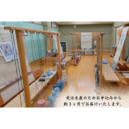 ふるさと納税 献上蟹牡丹文 縁七宝「Kenjoganibotanmon Fuchishippo」 鍋島緞通 ：D103-001 佐賀県佐賀市の画像