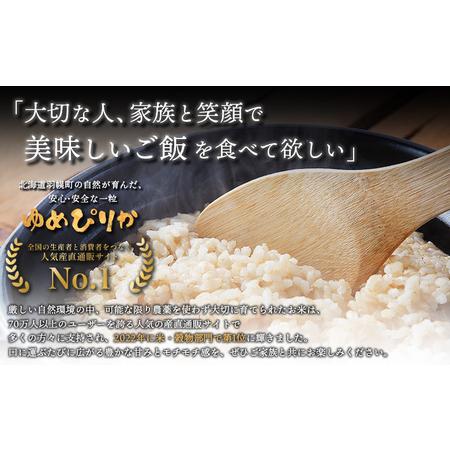 ふるさと納税 【2025年産】【定期便：3回】北海道産 特別栽培米 ゆめぴりか 玄米 5kg（無化学肥料・農薬不使用）【25138】 北海道羽幌町の画像