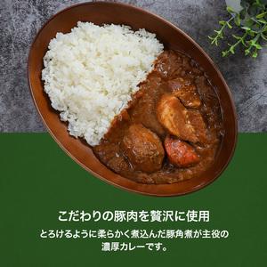 ふるさと納税 北海道発 豚角煮カレー 250g 6個セットen01-00233 北海道遠軽町の画像