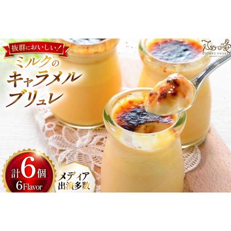 ふるさと納税 [期間限定発送] [母の日ギフト] キャラメル ブリュレ プリン 6種×1個 計6個 セット [心優-Cotoyu Sweets- 長崎県 平戸市 .. 長崎県平戸市