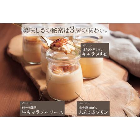 ふるさと納税 キャラメル ブリュレ プリン 6種×1個 計6個 セット 3回 定期便 総計18個 [心優-Cotoyu Sweets- 長崎県 平戸市 hr42bjo490236] 長崎県平戸市の画像
