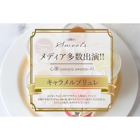 ふるさと納税 キャラメル ブリュレ プリン 6種×1個 計6個 セット 3回 定期便 総計18個 [心優-Cotoyu Sweets- 長崎県 平戸市 hr42bjo490236] 長崎県平戸市の画像