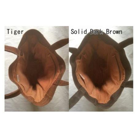 ふるさと納税 大柿鞄　Heavy Duty Tote Bag（柿渋で染めた鞄）Solid　Dark　Brown 岐阜県大垣市の画像
