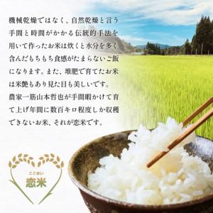 ふるさと納税 【先行予約】 令和8年産 富山県産 コシヒカリ はざかけ米 10kg 恋米（ここまい） ー天風穂（あまほ）ー ＜2026年10月初旬以降 順次.. 富山県氷見市の画像