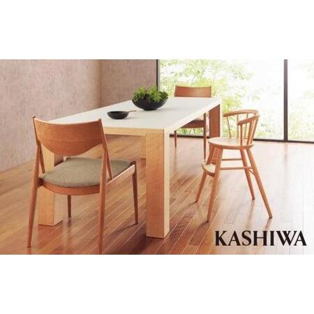 ふるさと納税 【KASHIWA】木製ベビーチェア 飛騨の家具 オーク材 無垢 