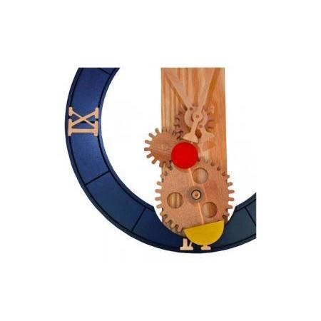ふるさと納税　存在感抜群のオシャレな木製時計　山梨県北杜市