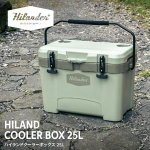 ふるさと納税 【 Hilander（ハイランダー) 】ハイランドクーラーボックス 25L セージグリーン アウトドア_OS226-0071 大阪府大阪市_1